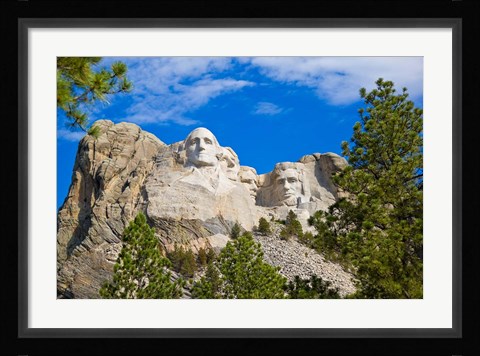 Framed South Dakota, Mount Rushmore National Memorial Print