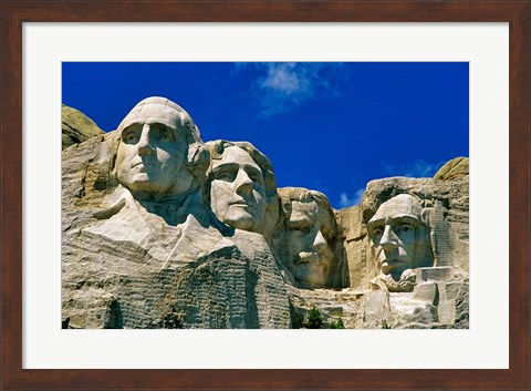 Framed Mount Rushmore in South Dakota Print