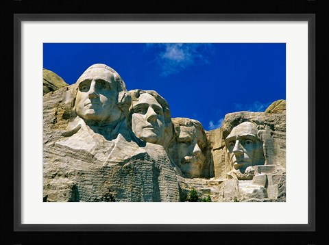 Framed Mount Rushmore in South Dakota Print