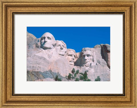 Framed Mount Rushmore, South Dakota Print