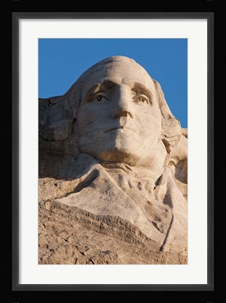 Framed South Dakota, Mount Rushmore, George Washington Print
