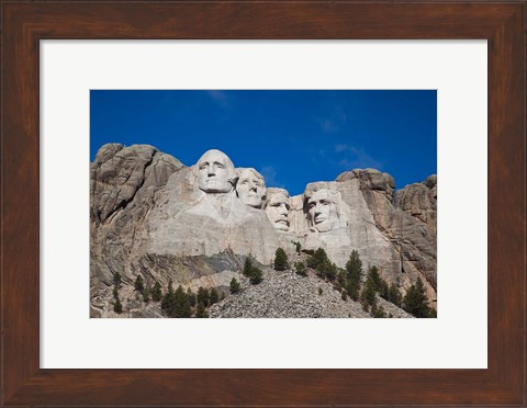 Framed Mount Rushmore National Memorial, South Dakota Print