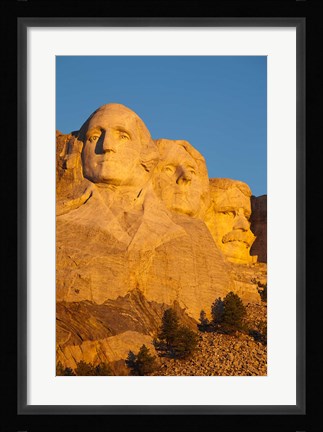 Framed Mount Rushmore,  South Dakota Print