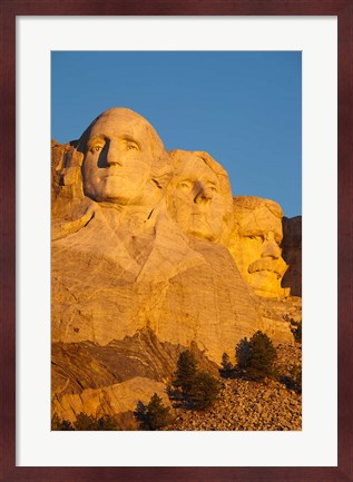 Framed Mount Rushmore,  South Dakota Print