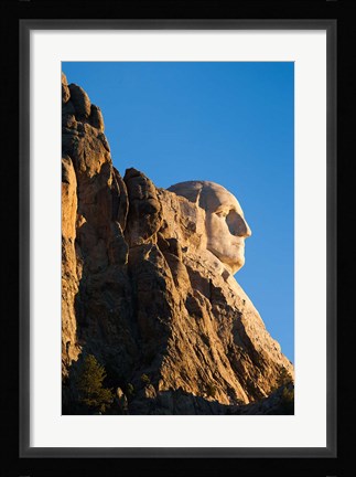 Framed USA, South Dakota, Black Hills, Mount Rushmore National Memorial Print