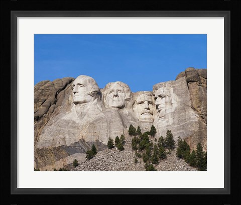 Framed Mount Rushmore National Monument, South Dakota Print