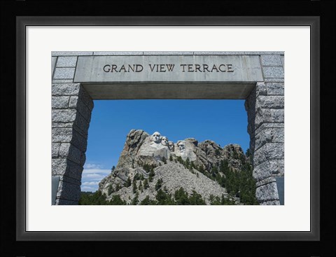 Framed Mount Rushmore, South Dakota Print