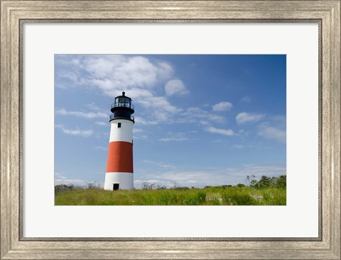 Framed Sankaty lighthouse, Nantucket Print