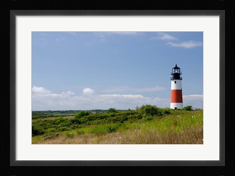 Framed Massachusetts, Nantucket, Sankaty lighthouse Print