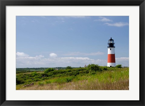 Framed Massachusetts, Nantucket, Sankaty lighthouse Print