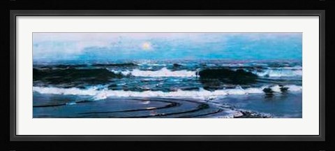 Framed Alexander Harrison - Twilight Size 39.5x15 Print