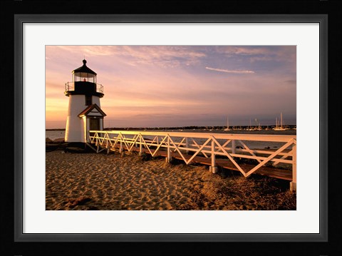 Framed Massachusetts, Nantucket Island, Brant Point Print