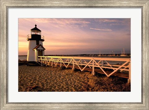 Framed Massachusetts, Nantucket Island, Brant Point Print