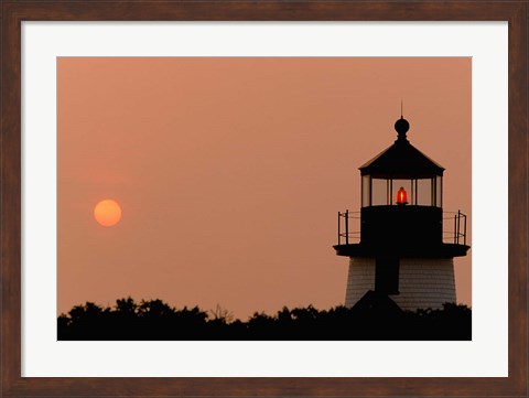 Framed Brand Point Island, Nantucket Print