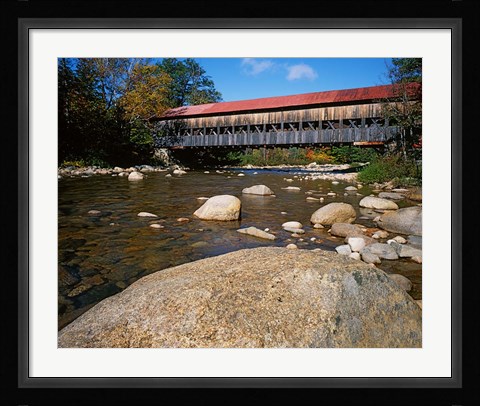 Framed Albany Covered Bridge, White Mountain National Forest, New Hampshire Print