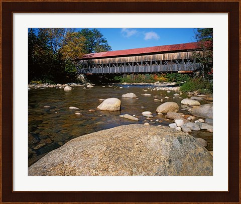 Framed Albany Covered Bridge, White Mountain National Forest, New Hampshire Print