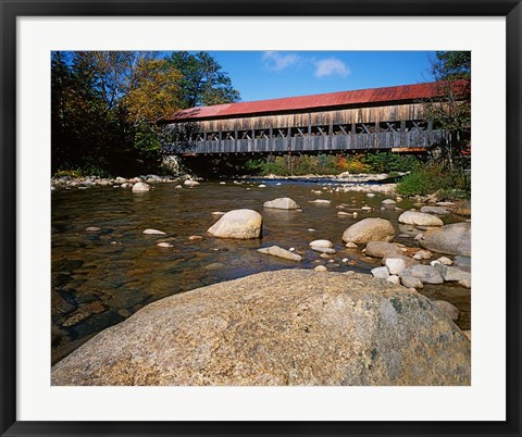 Framed Albany Covered Bridge, White Mountain National Forest, New Hampshire Print