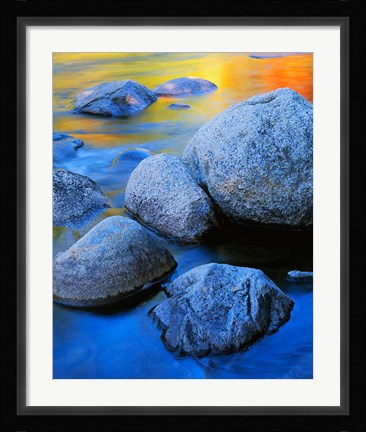 Framed Rainbow water, White Mountains National Forest New Hampshire Print