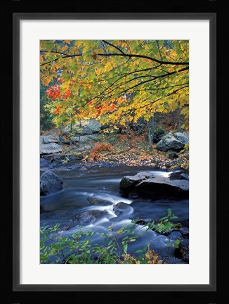 Framed Packers Falls on the Lamprey River, New Hampshire Print