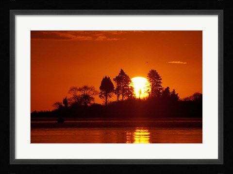 Framed Sunrise over Odiorne Point, New Hampshire Print