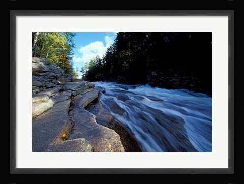 Framed Ammonoosuc River Falls, Cohos Trail, New Hampshire Print
