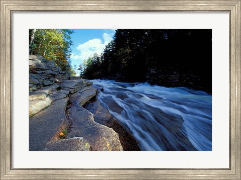Framed Ammonoosuc River Falls, Cohos Trail, New Hampshire Print