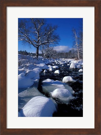 Framed Wildcat River, New Hampshire Print