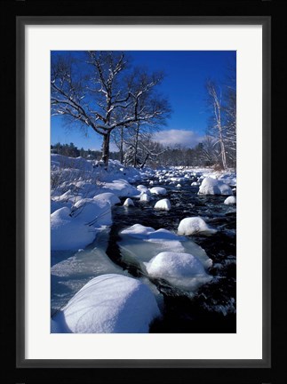 Framed Wildcat River, New Hampshire Print