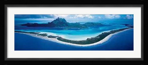 Framed Bora Bora, French Polynesia Print