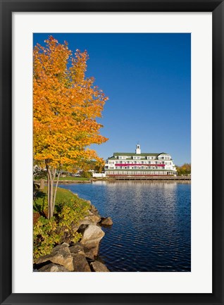 Framed Bay Point, Mill Falls, New Hampshire Print