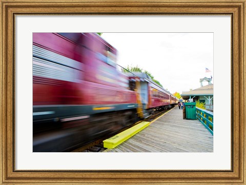 Framed Scenic railroad, Laconia, New Hampshire Print