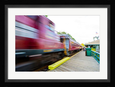 Framed Scenic railroad, Laconia, New Hampshire Print