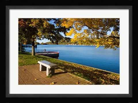 Framed Alton Bay, New Hampshire Print