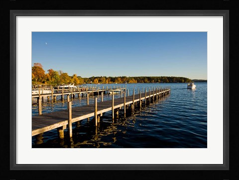 Framed Lake Winnipesauke, Wolfeboro, New Hampshire Print