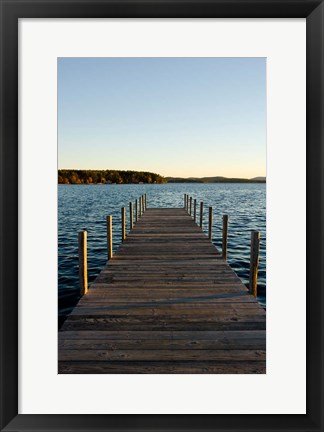 Framed Lake Winnipesauke, New Hampshire Print