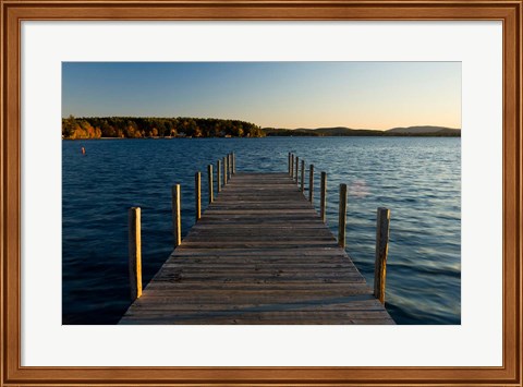 Framed View of  a Lake, New Hampshire Print