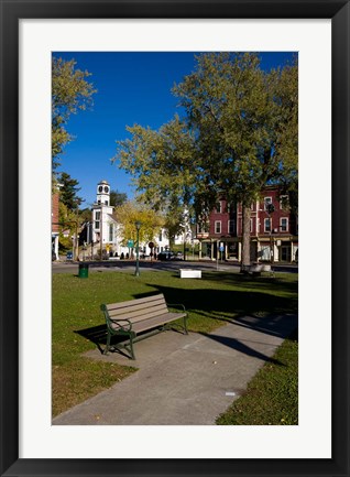 Framed Downtown Whitefield, New Hampshire Print