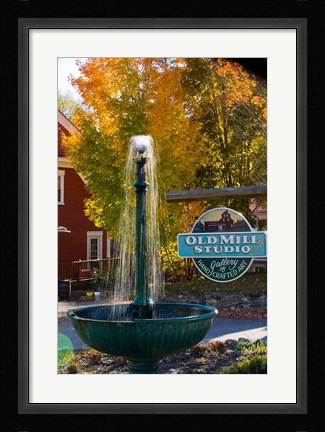 Framed Old Mill Art Gallery, Whitefield, New Hampshire Print