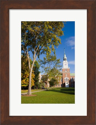 Framed Education, Dartmouth College, New Hampshire Print