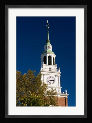 Framed Baker Hall on the Dartmouth College Green in Hanover, New Hampshire Print