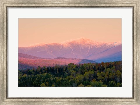 Framed Mt Washington White Mountains New Hampshire Print