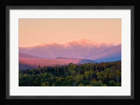 Framed Mt Washington White Mountains New Hampshire Print