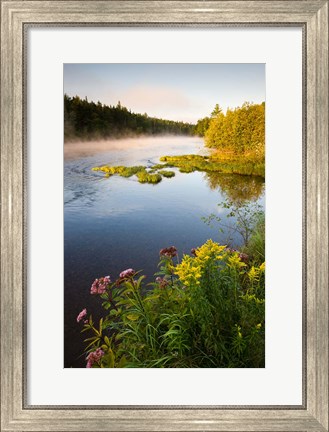 Framed Androscoggin River, Errol, New Hampshire Print