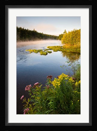 Framed Androscoggin River, Errol, New Hampshire Print