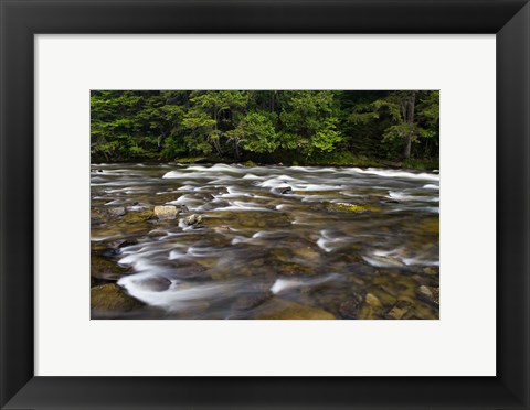Framed Connecticut River, Pittsburg, New Hampshire Print