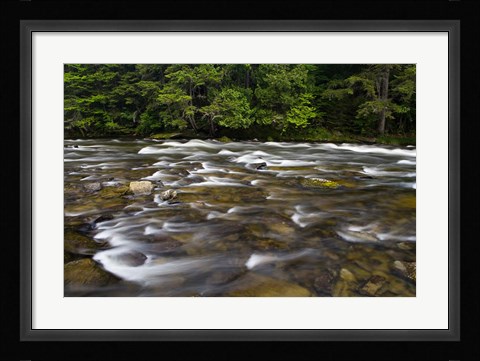 Framed Connecticut River, Pittsburg, New Hampshire Print