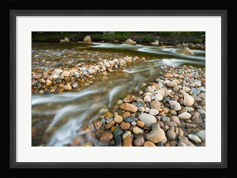 Framed Saco River in Bartlett, New Hampshire Print