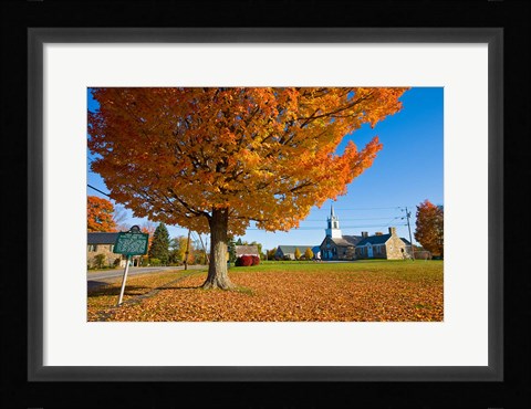 Framed Autumn, Chesterfield, New Hampshire Print