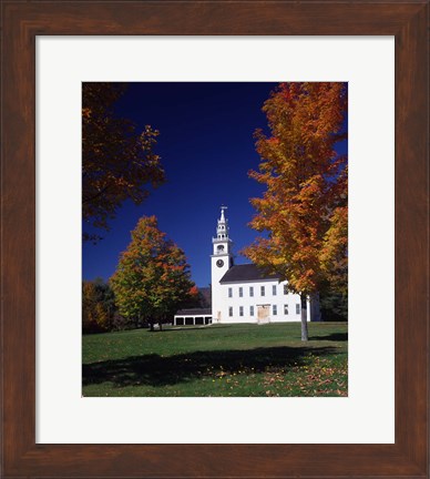 Framed Jaffrey Centre in Autumn, New Hampshire Print