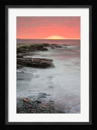 Framed Brenton Point SP, Newport, Rhode Island Print